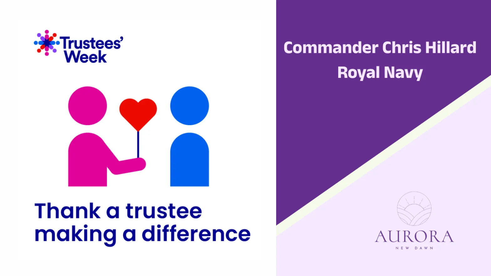 Introducing our Trustees, for Trustees Week – meet Commander Chris Hillard