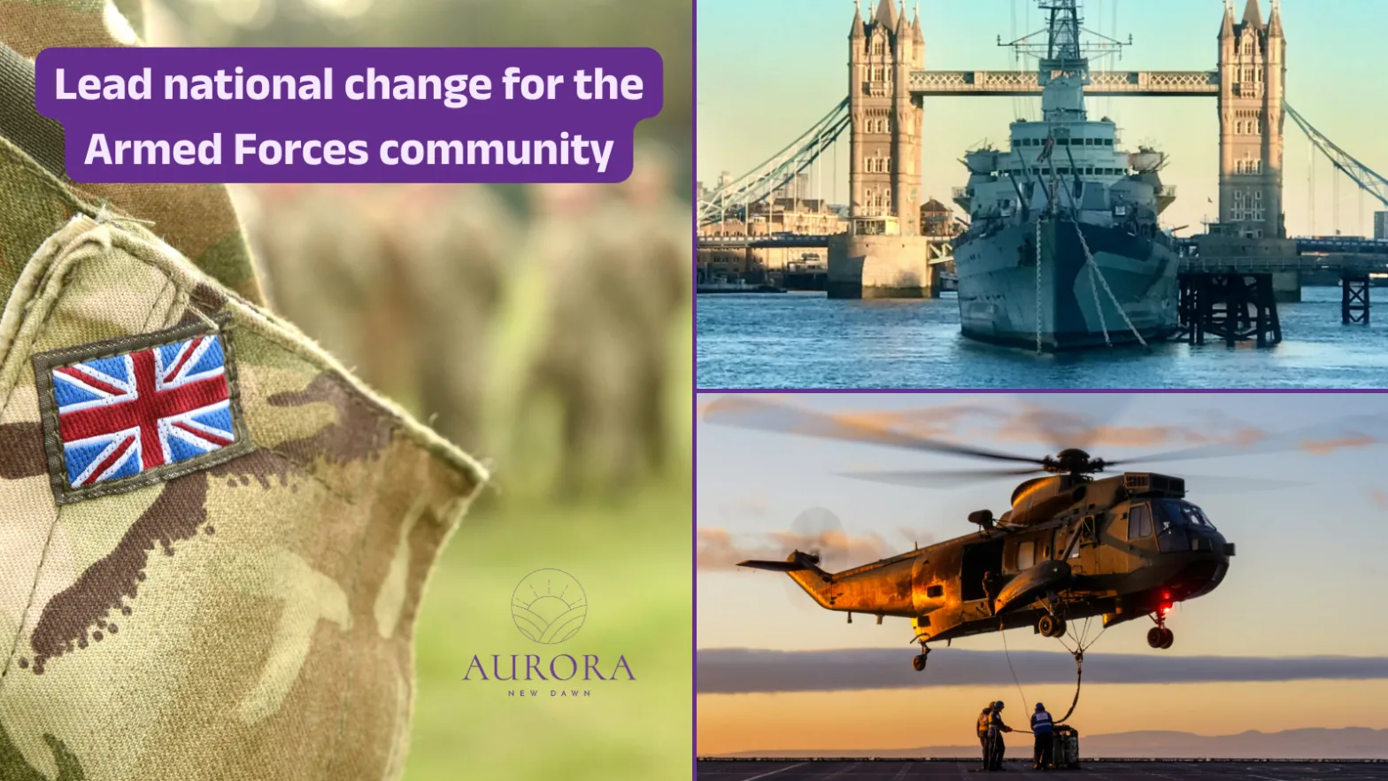 Lead national change for the Armed Forces community